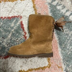 UGG Corene Chestnut Suede Toddler Boots